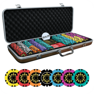 Aureate Galaxy Poker Chipset Without Denomination - GR, 300/500 Pcs, Clay, 40mm, 14g - Acesfull