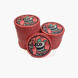 Customisable Poker Chips- Ceramic, 40/43/45/50mm - Acesfull