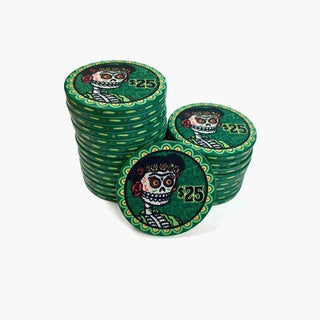 Customisable Poker Chips- Ceramic, 40/43/45/50mm - Acesfull