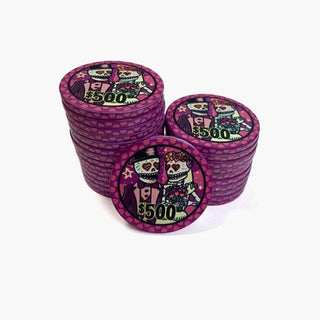 Customisable Poker Chips- Ceramic, 40/43/45/50mm - Acesfull