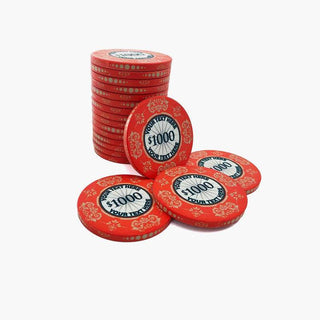 Customisable Poker Chips- Ceramic, 40/43/45/50mm - Acesfull