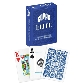 Copag Elite Playing Cards - Pack of 10, Multi Colors - Acesfull