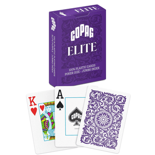 Copag Elite Playing Cards - Pack of 10, Multi Colors - Acesfull