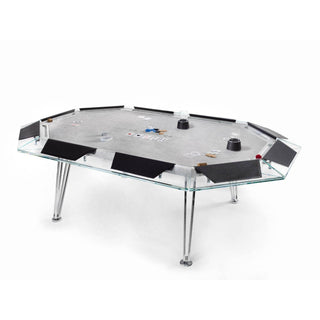 Cronus Glass Poker Table - Acesfull