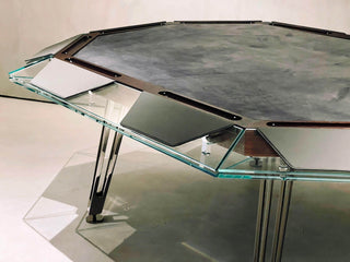 Cronus Glass Poker Table - Acesfull