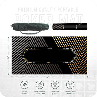 EPT Poker Mat - Rectangle, 6x3ft