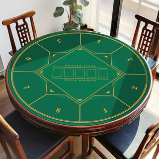 Gripper Series Poker Table Mat - Round, 4x4ft - Acesfull