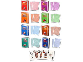 Modiano Texas Playing Cards - Pack of 10, Multi Colors - Acesfull