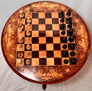 Monarch Chess Table - Acesfull