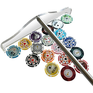 Telescopic Gaming Chip Harrow Collector Stick - Acesfull